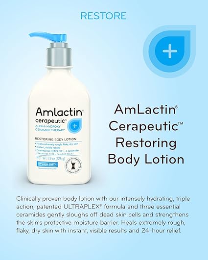 amlactin cerapeutic restoring body lotion