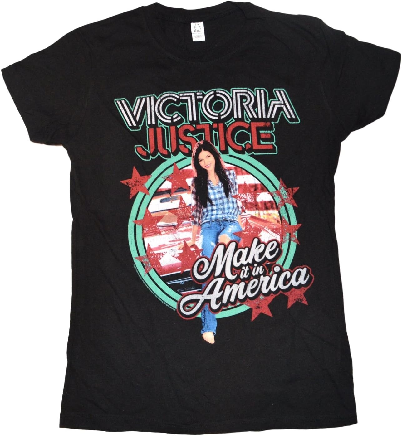 Victoria Justice, Make It in America Womens T-Shirt - Size: Large