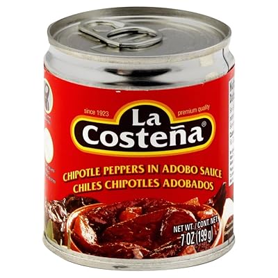 La Costena Chipotle Peppers in Adobo Sauce 7 Oz(Pack of 2)