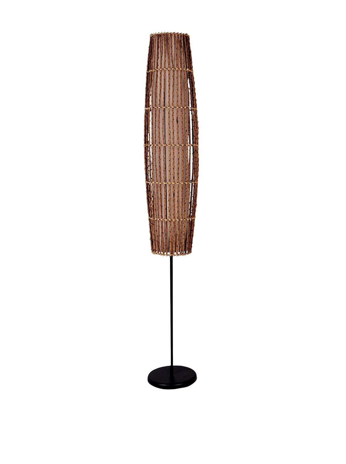 Ore International Rattan Floor Lamp Amazon Com