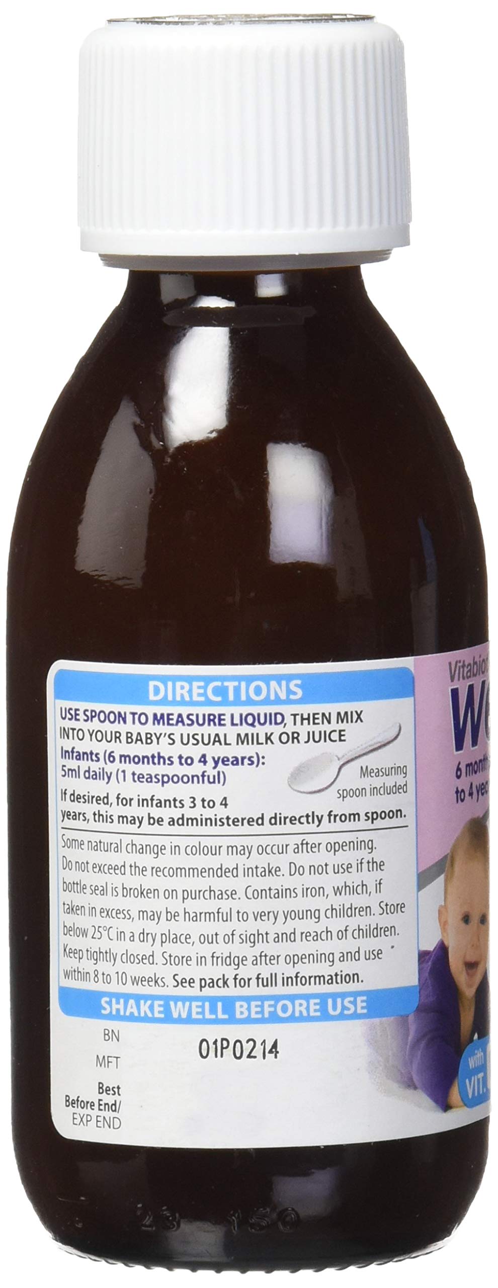 Vitabiotics Wellbaby MultiVitamin Liquid, 150 ml Buy Online in UAE