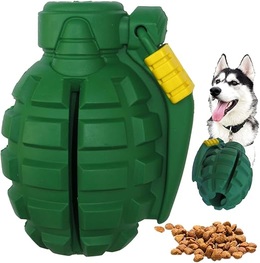 PETFUN Grenade Safe Fun Durable Natural Rubber Dog Toy for Boredom