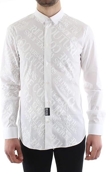 camicia versace bianca