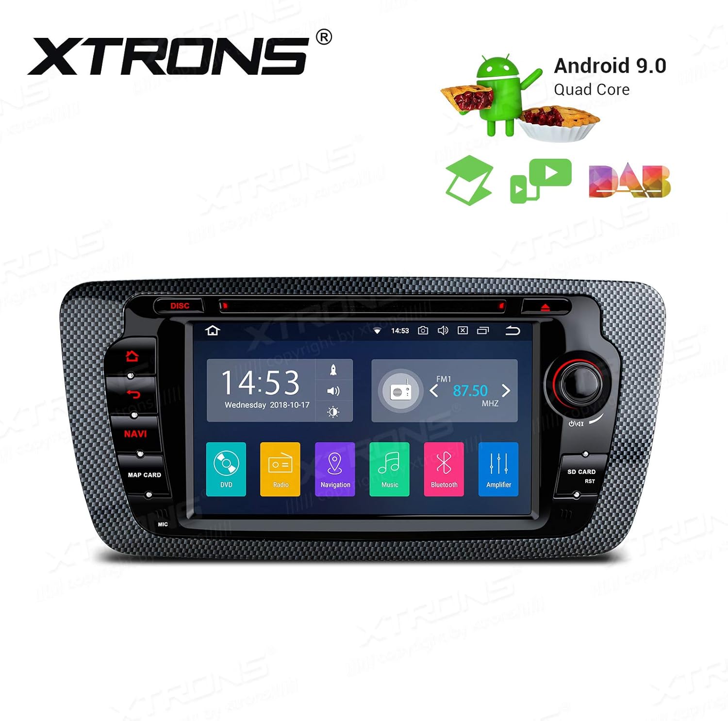 XTRONS Android 9.0 Car Stereo Auto Radio DVD Player 7 Amazon.co.uk