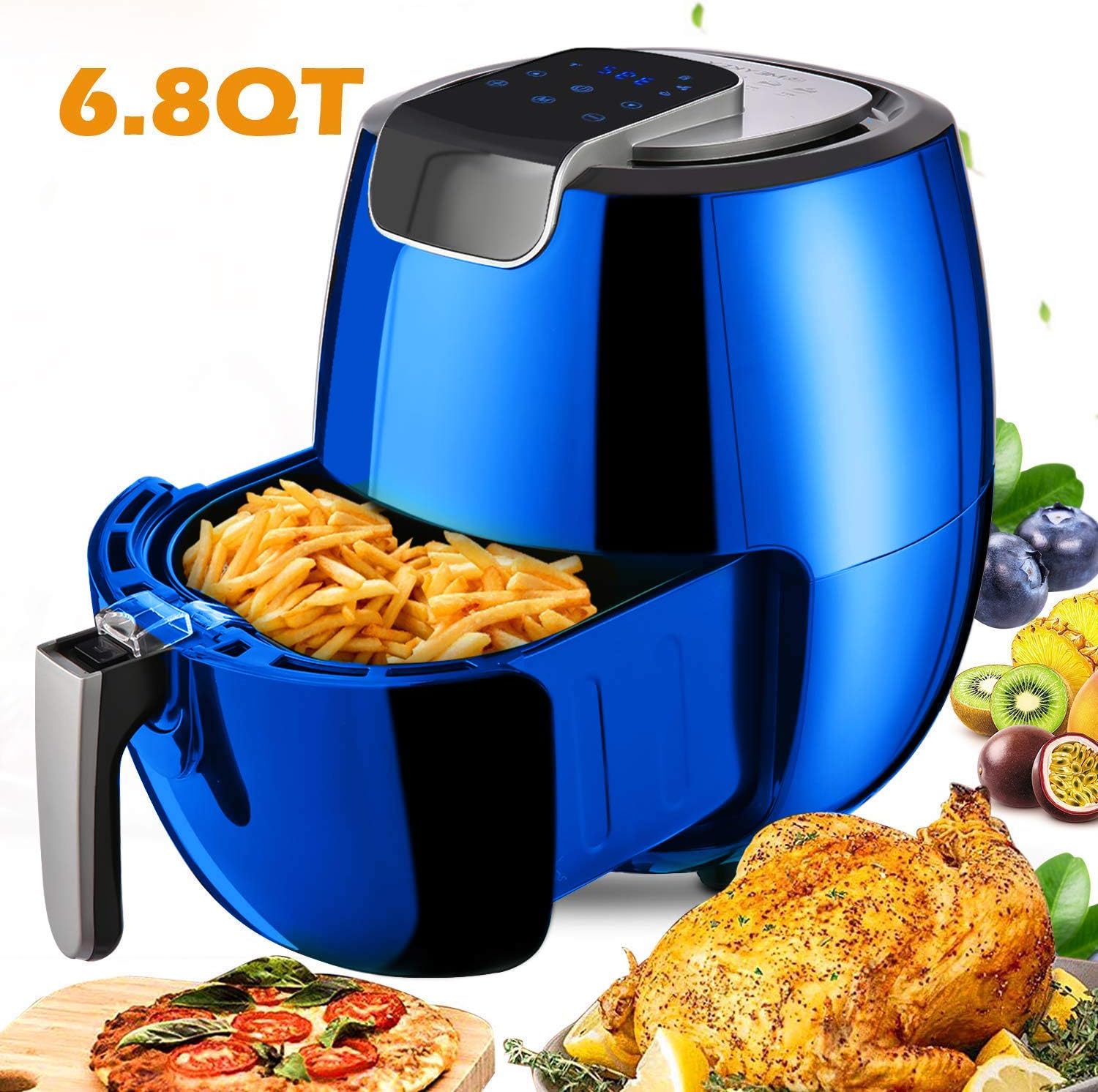 Air Fryer XL 6.8QT 1800W Electric Hot Air Fryers Oven