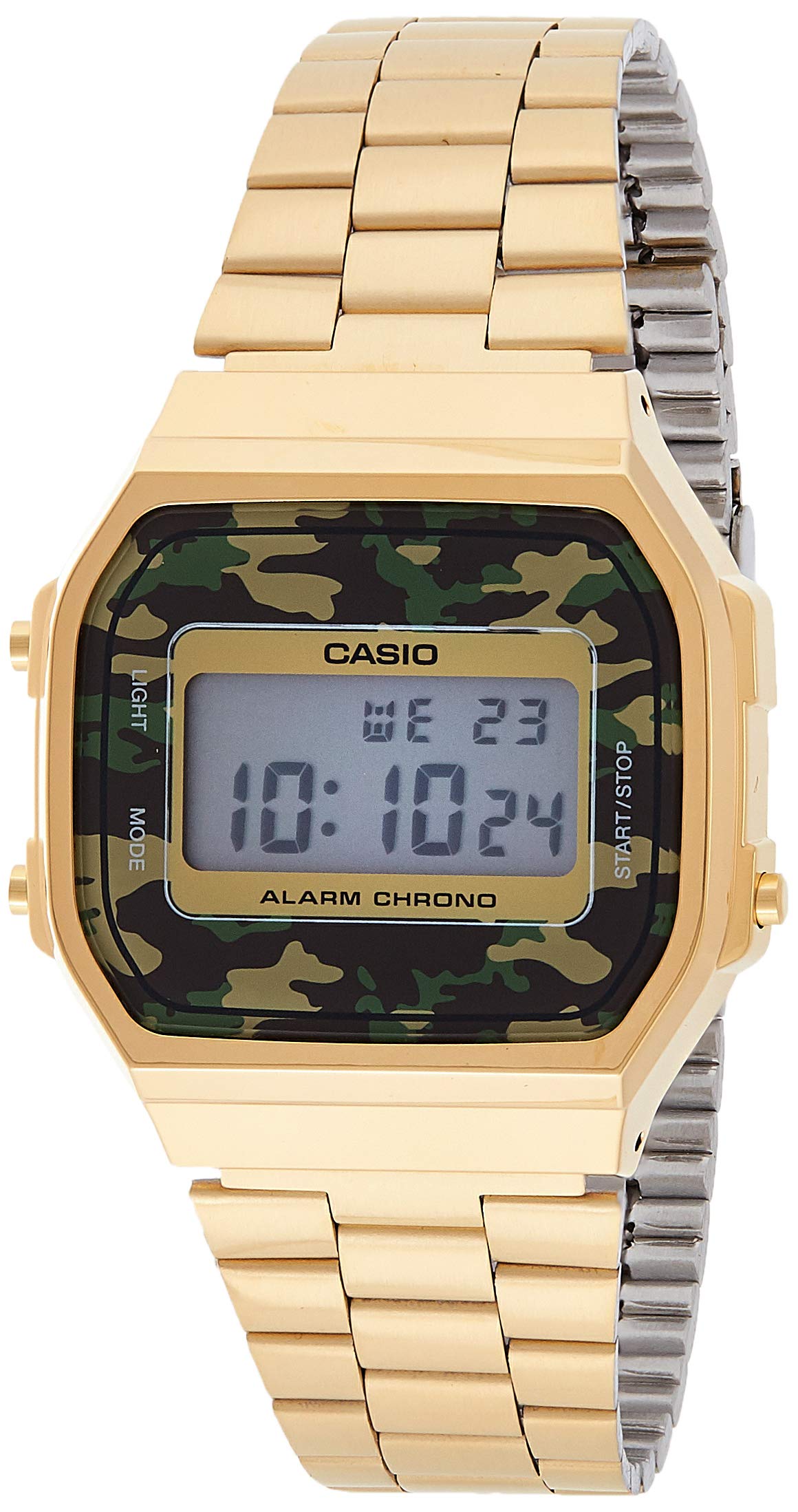casio small watch gold