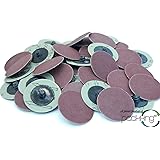 (50pc) Rogue River Tools 2" Quick-Change Sanding Discs (Type - R) (120 Grit)
