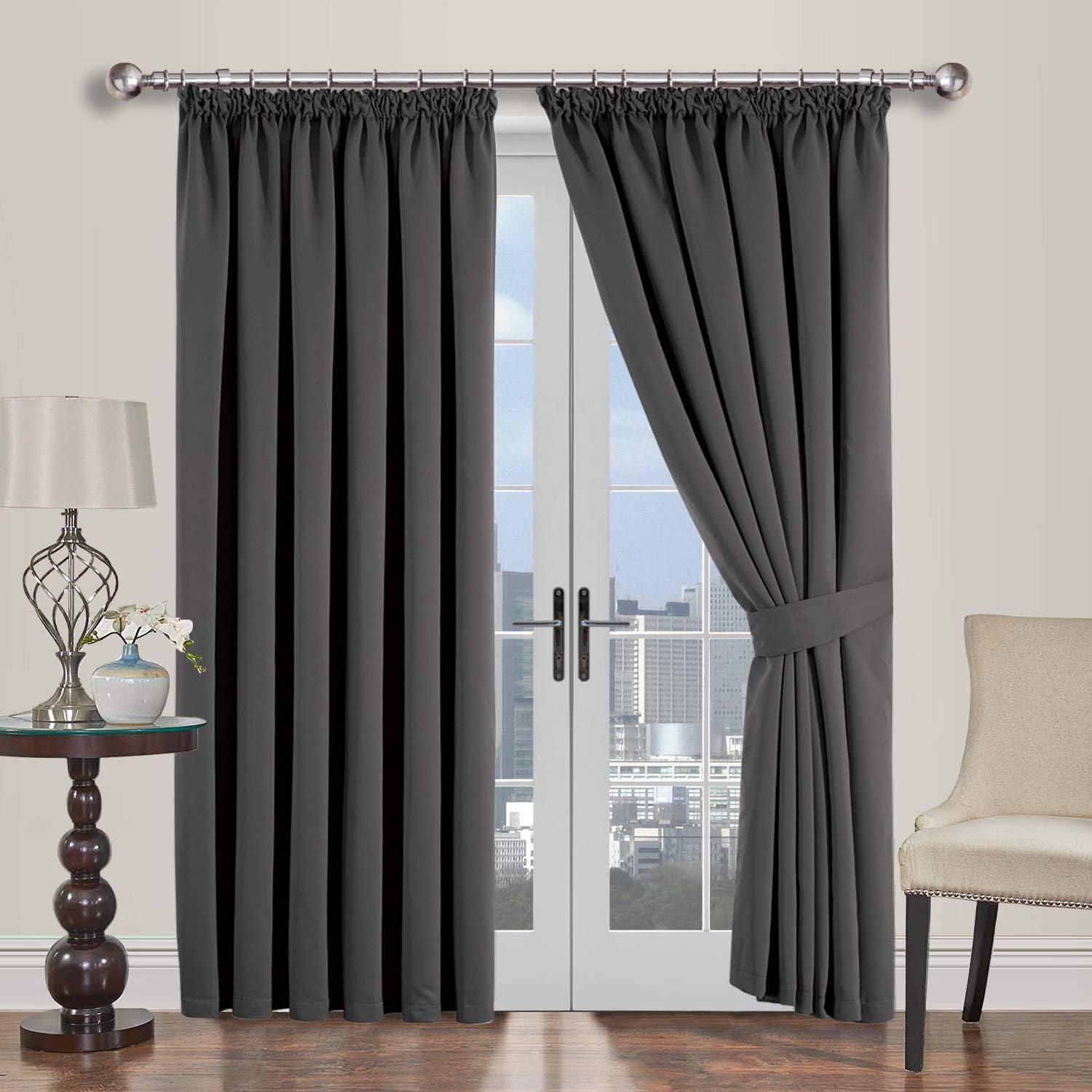 Imperial Rooms Blackout Curtains Super Soft Thermal Insulated Pencil