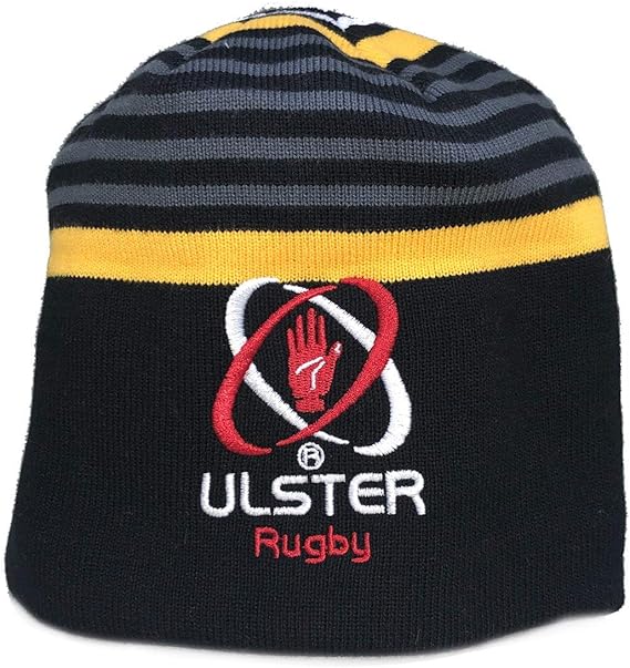 Kukri Ulster Rugby 2020/21 Beanie Hat 3 Black Amazon.co.uk Clothing