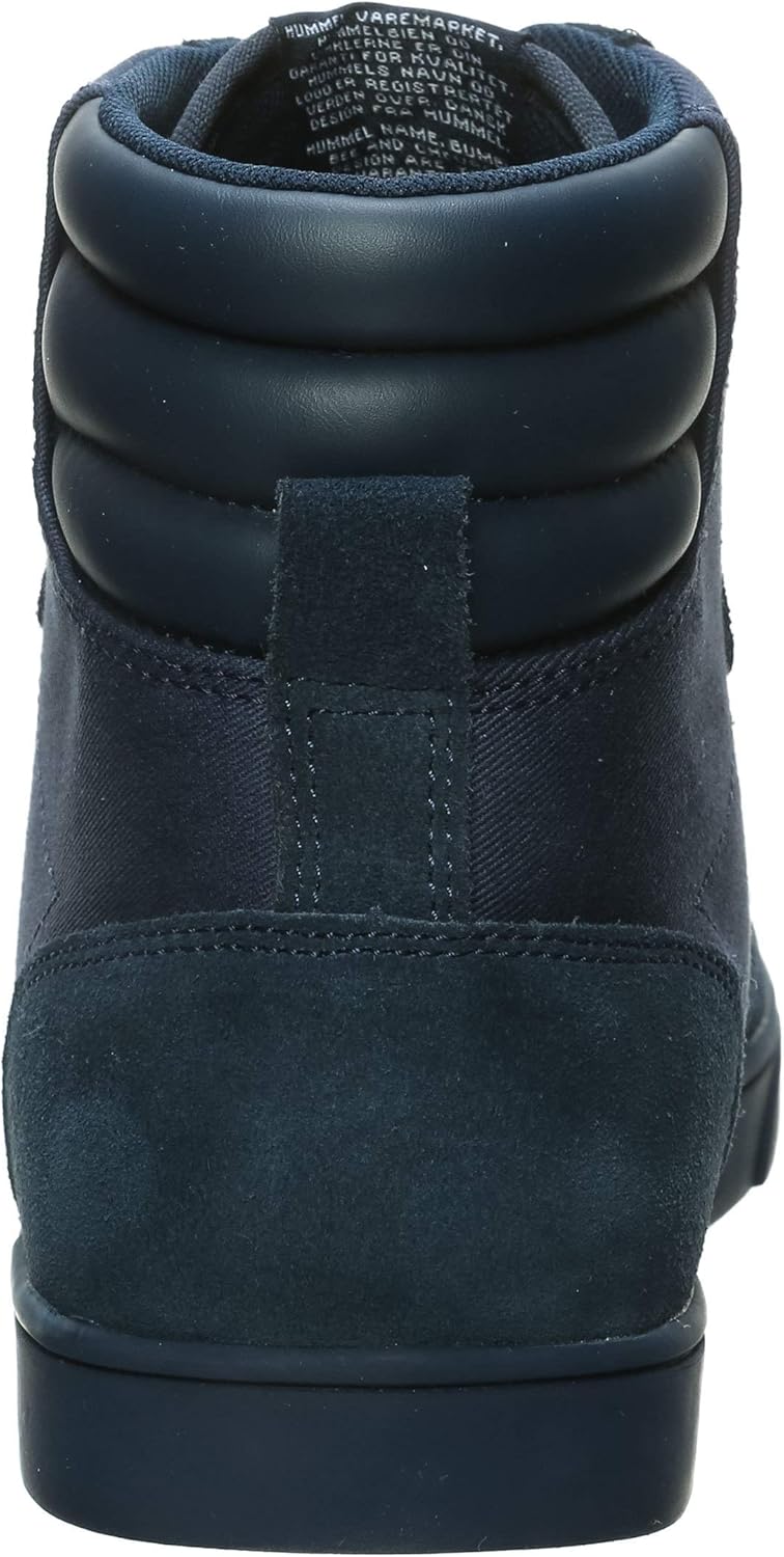 Hummel Unisex Slimmer Stadil Tonal High Hi-Top Trainers, Blue Dress Blues, 7.5 UK, Blue Dress Blues 8628 - Image 4
