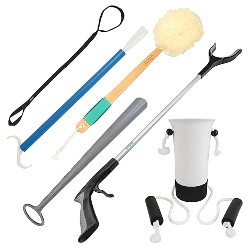 Vive 6 Piece Hip and Knee Replacement Kit Surgery Recovery Set