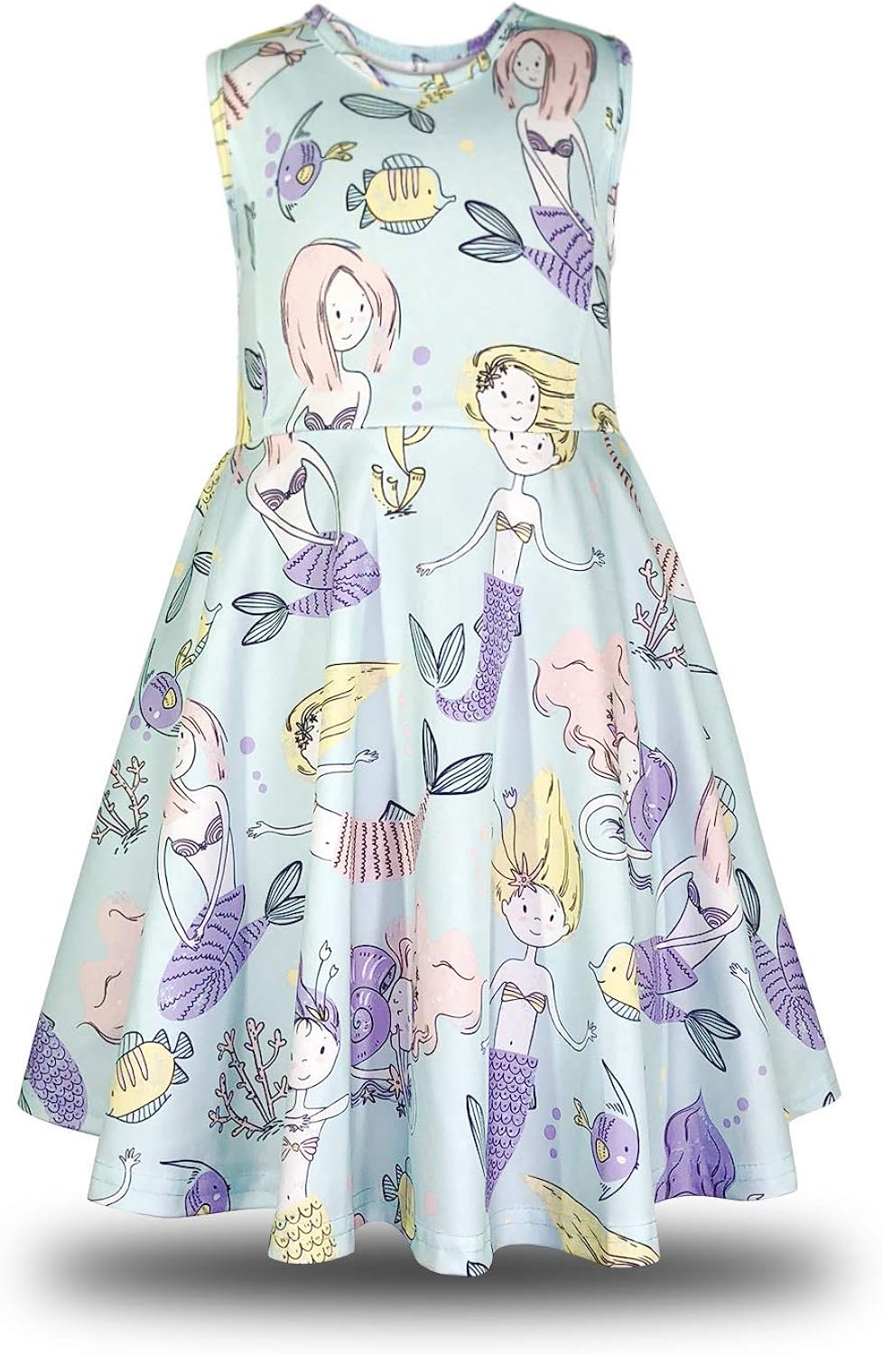 Minilove Girls Unicorn Dinosaur Dress Pajamas Legging