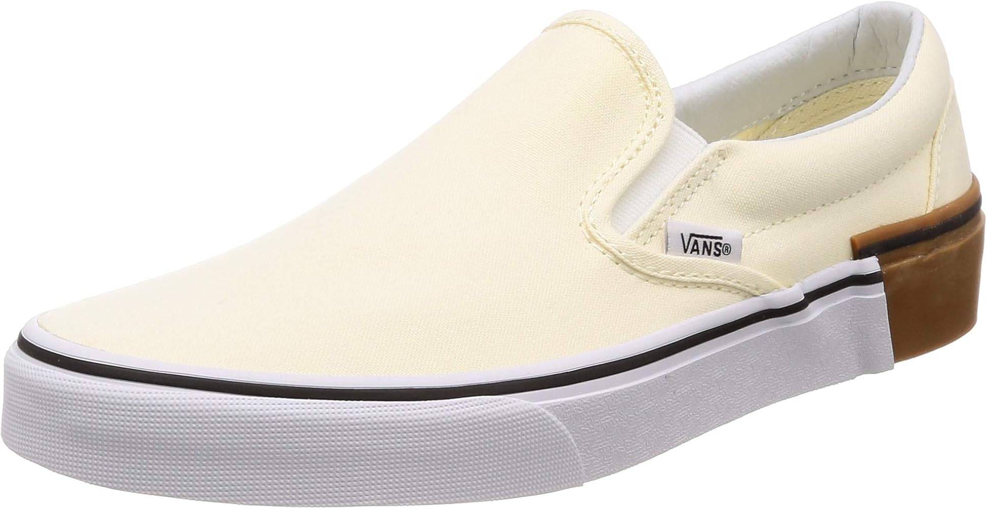 amazon white slip on vans