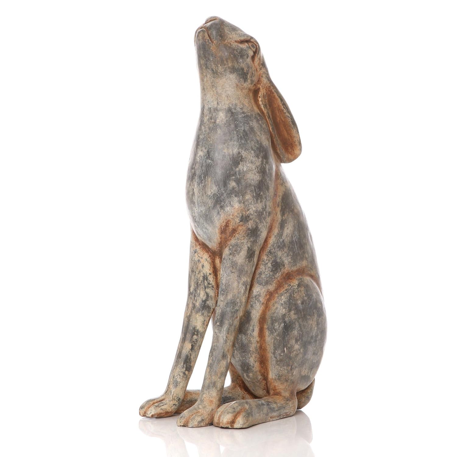 Garden Ornaments Moon Gazing Hare Garden Ornament Rabbit Sculpture Resin New Statue Outdoor Decor Garden Patio Sheengenie Com