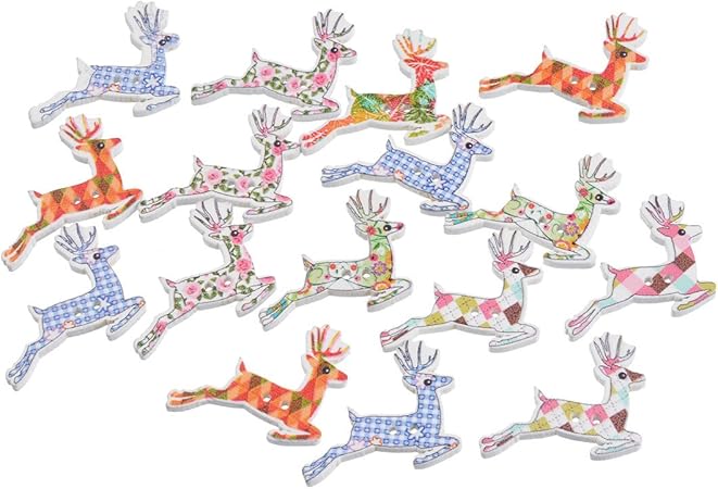 Immagini Renne Natalizie.Souarts Bottoni A Forma Di Renne Natalizie 2 Fori In Legno Confezione Da 50 Pezzi Amazon It Casa E Cucina