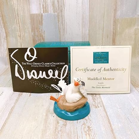 Amazon レアwdcc リトル マーメイド The Little Mermaid スカットル Scuttle フィギュアディズニー 陶器製 置物 おもちゃ ホビー