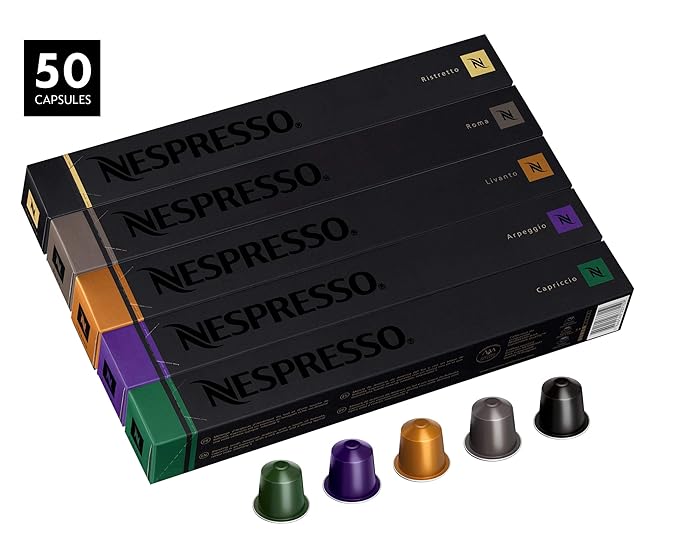50 Original Nespresso Coffee Capsules (Mixed) Amazon.co.uk Grocery