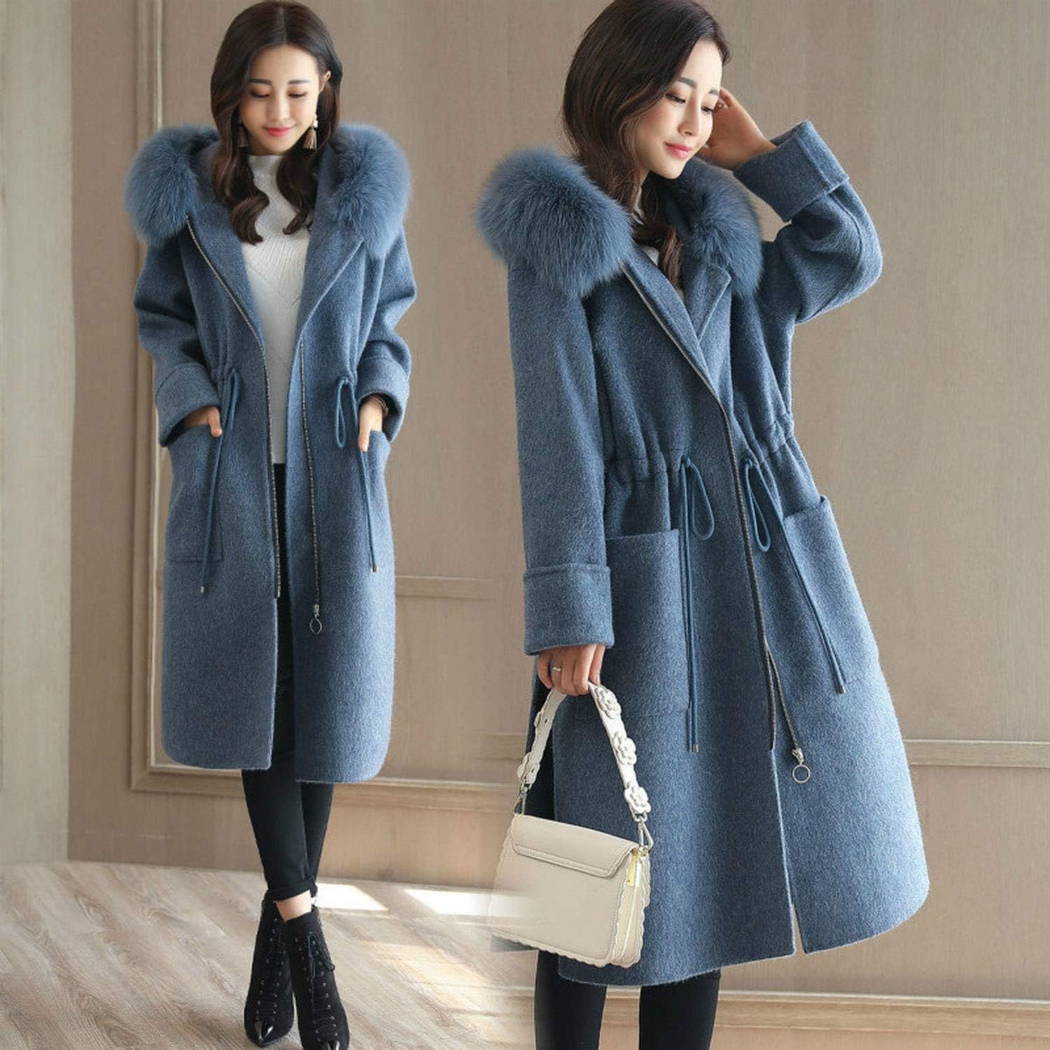 long grey coat
