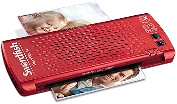 Swordfish Super Slim A4 Paper/Document Laminator with 4 Rollers - Red Ref: 40186
