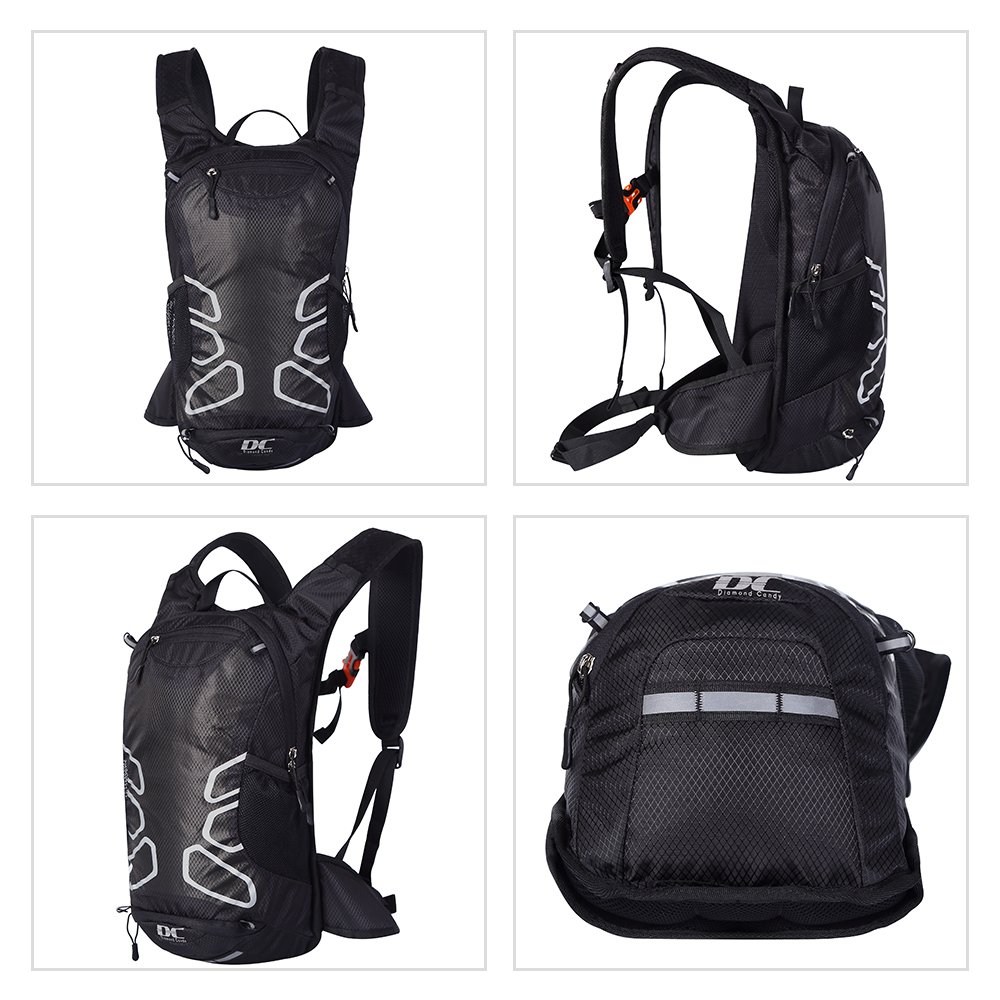 Cycling Hydration Backpack 12 litres - Lightweight Hiking Rucksack Breathable Bike Backpack Great for Men & Women Outdoor Sports, Small Backpacks for Fitness Running Biking Skiing Trekking Travelling