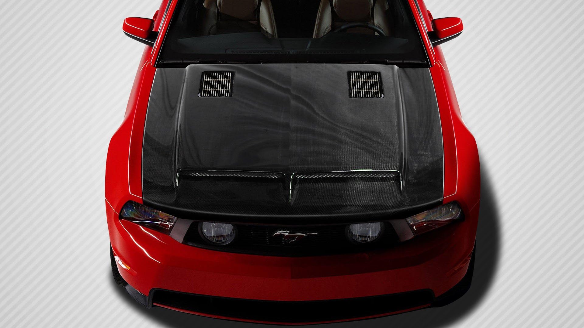 Carbon Creations ED-JPG-962 GT500 Hood - 1 Piece Body Kit - Fits Ford Mustang 2010-2012