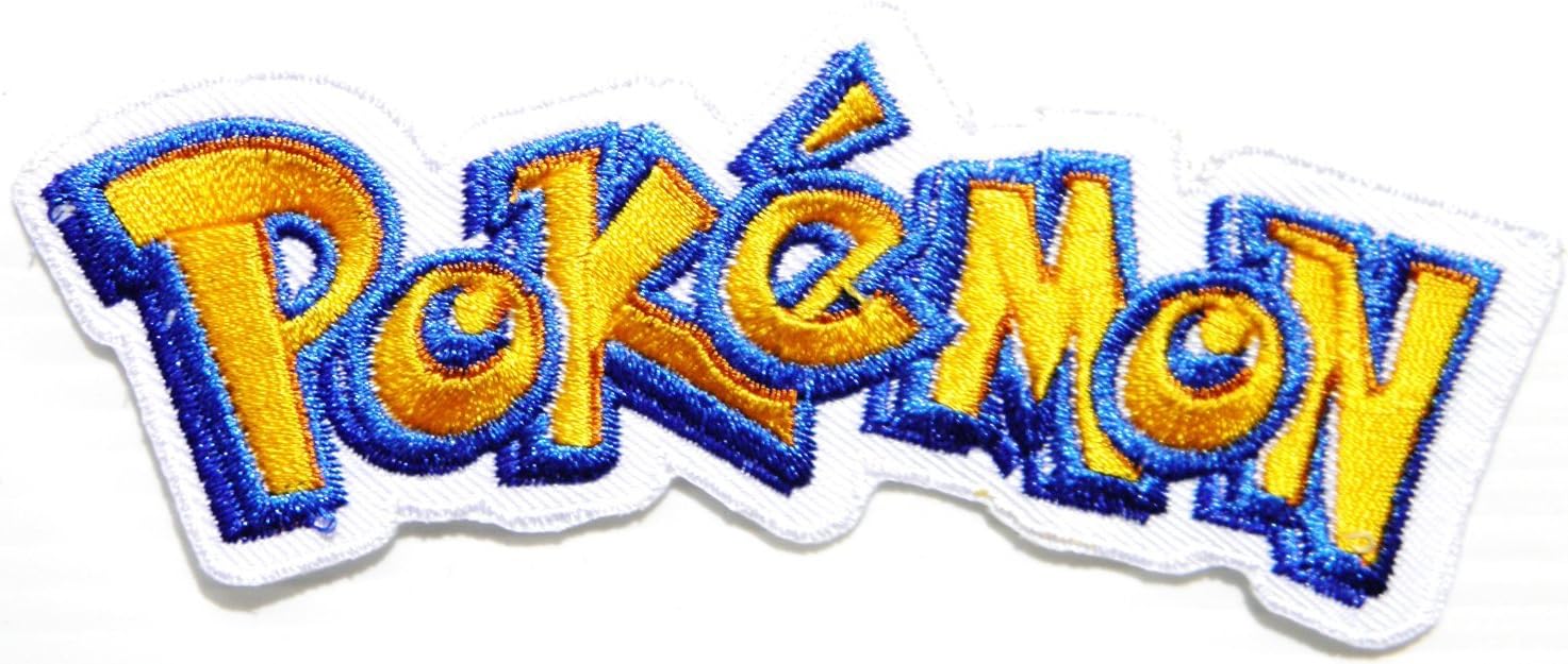Pokemon Cartoon Game Logo Girl Jacket T shirt Patches Sew Iron on Embroidered