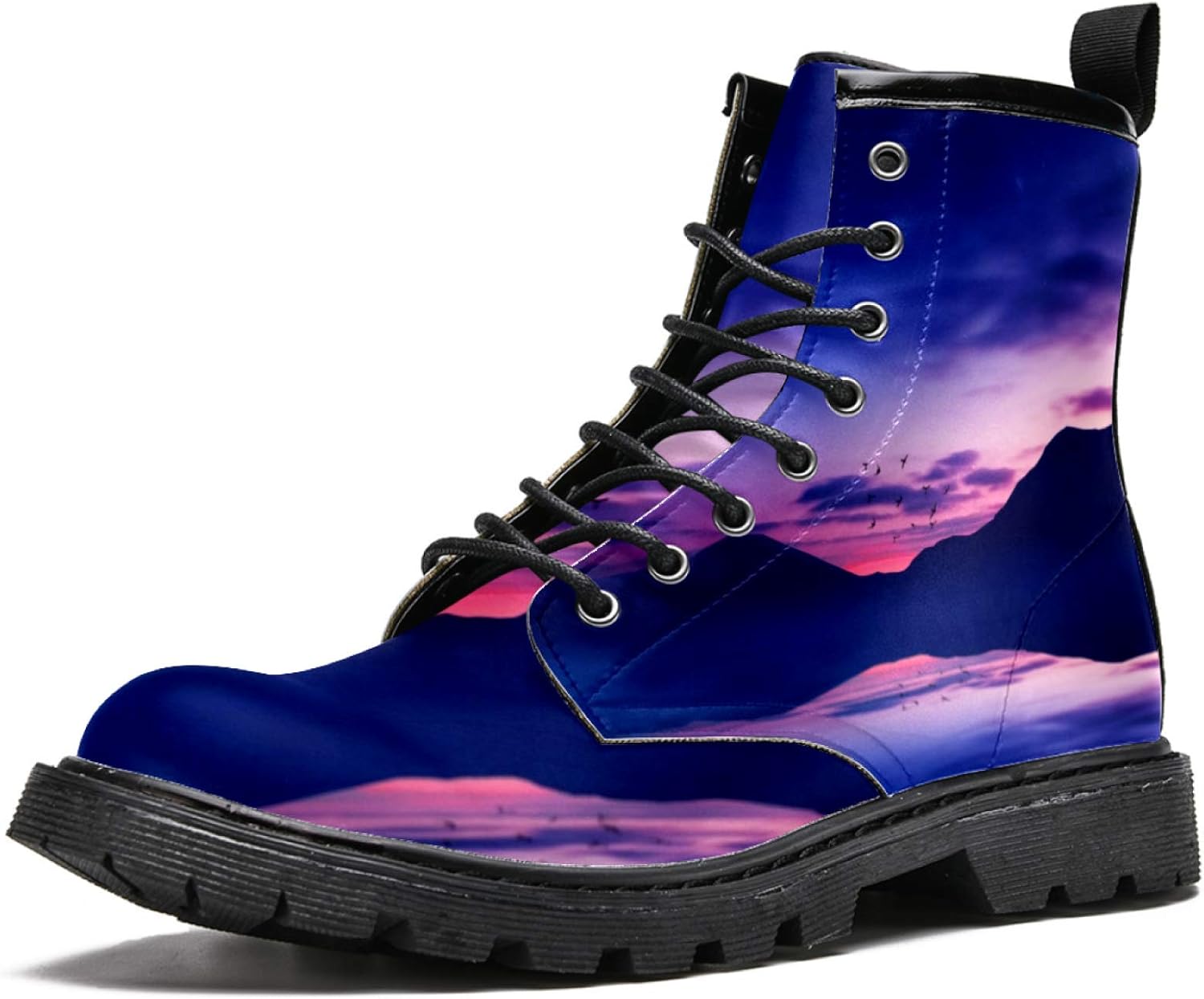 MAPOLO Boots for Women Starry Twilight Print