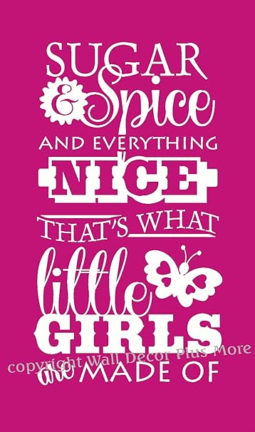 Wall Decor Plus More Wdpm2735 Sugar And Spice And Everything Nice