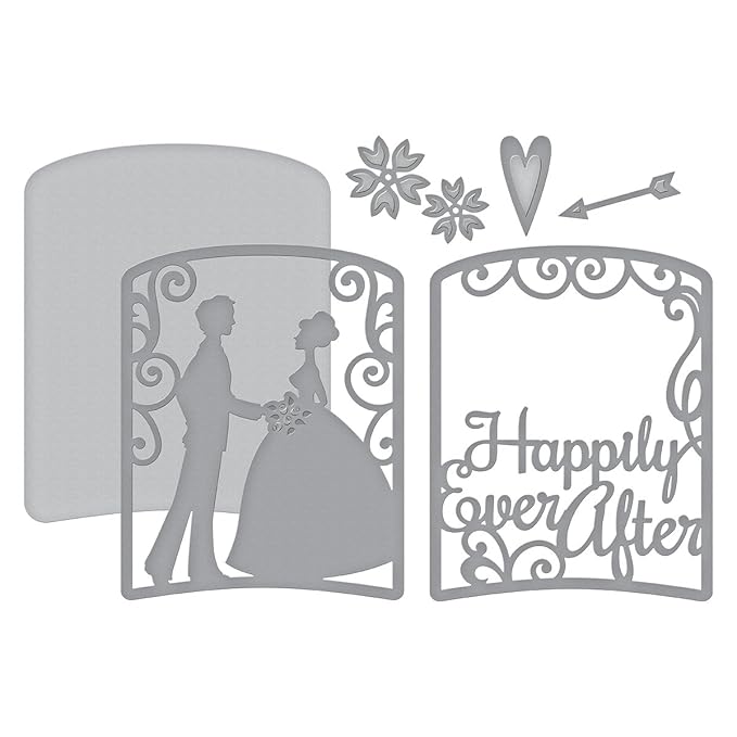 Spellbinders Shapeabilities Layered Happily Ever After Etched/Wafer Thin Die