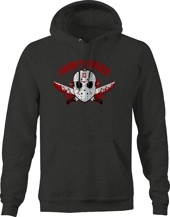 mens black hooded jumper