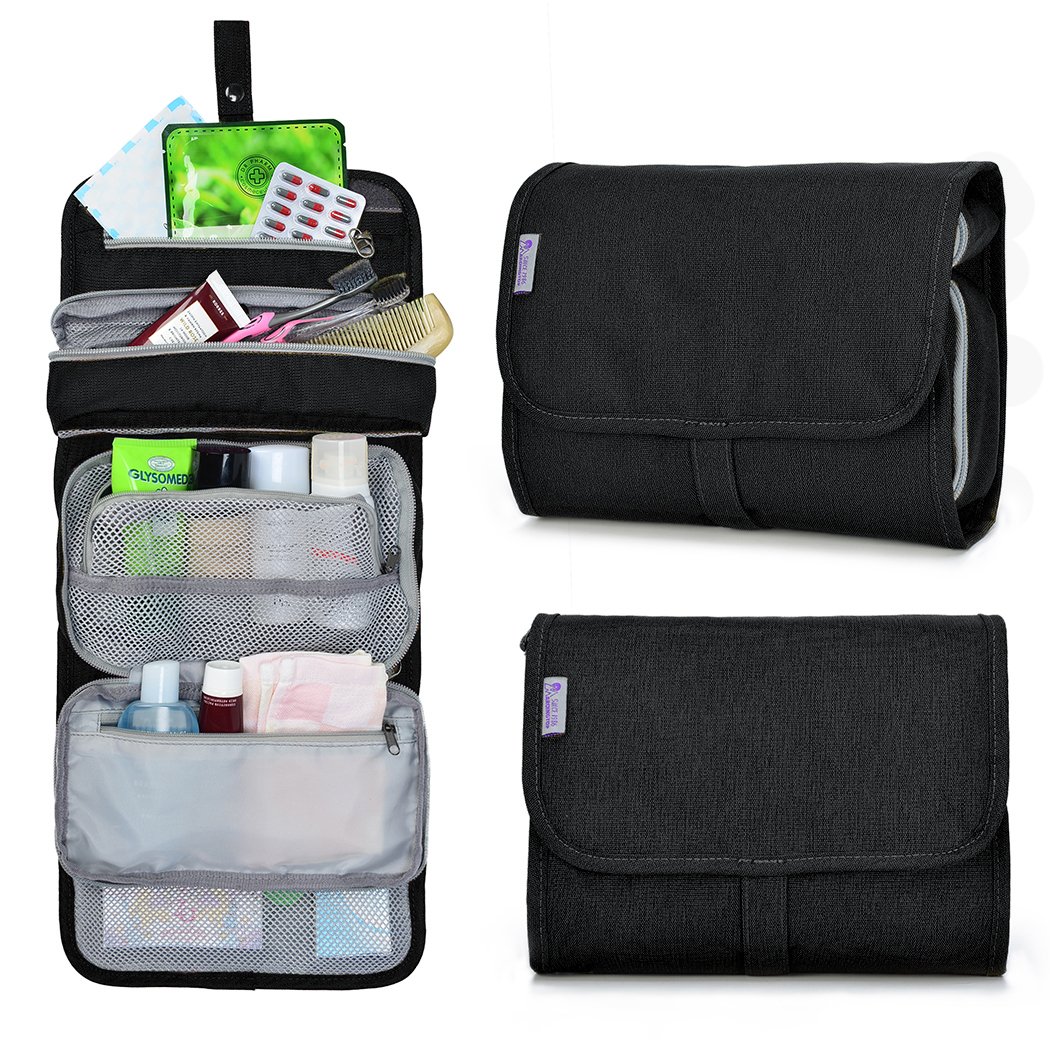 Mardingtop Travel Toiletry Kit, Toiletry Cosmetic Bag，9.5 x2 x7.5
