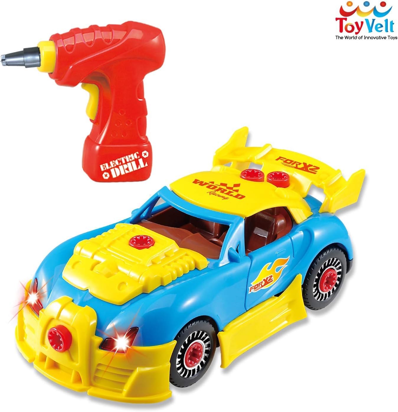 Megatoybrand Take Apart Toy Racing Car Construction Toy Kit For Kids