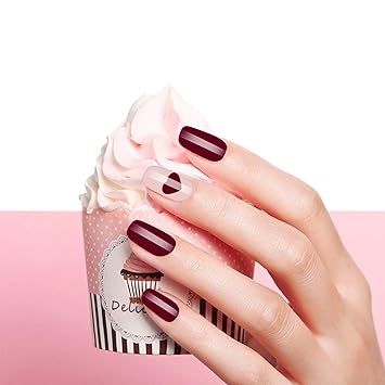 Amazon Com Full Cover False Nails Set Artificial Nails Resin