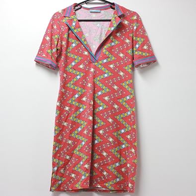 Amazon エミリオ プッチ Emilio Pucci 星 スター 総柄 半袖 ワンピース コットン レディース 中古 Emilio Pucci エミリオプッチ デザイナーズ