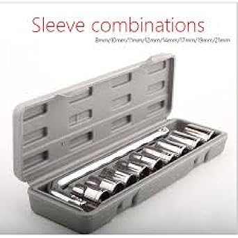 Generic Keshav Carbon 10-Pieces Socket Set