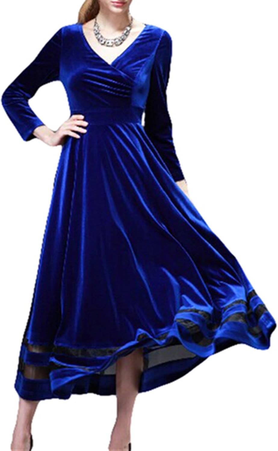 m and s velvet dress