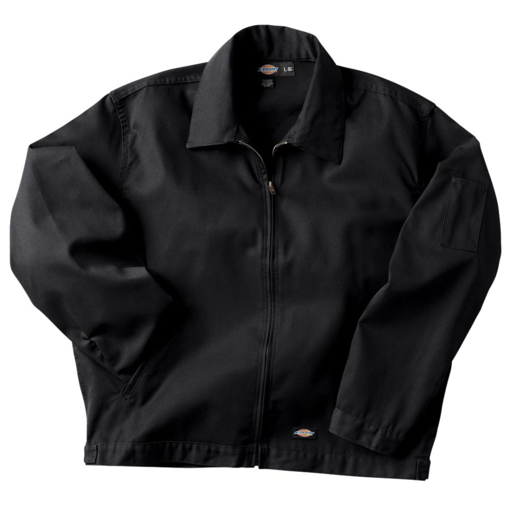 Dickies Men's Unlined Eisenhower Jacket, Black, Large Homer's Coat