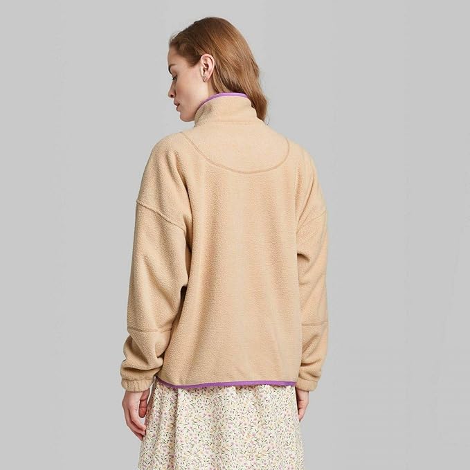 wild fable pink sherpa jacket