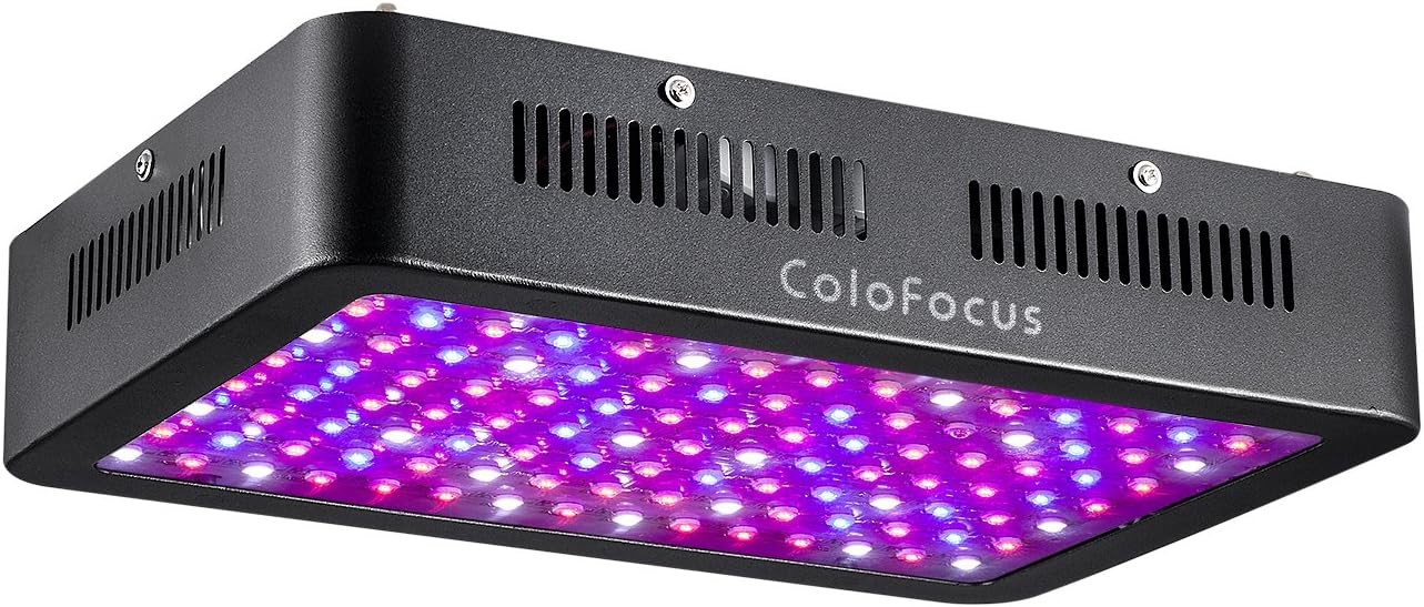 LED Grow Light,Indoor LED Plant Grow Light Kit, Full Specturm for Greenhouse and Indoor Plant Flowering Growing Plants by Colofocus (1200W)
