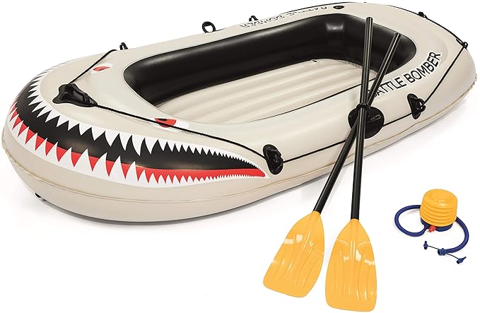 Bestway Schlauchboot Battle Bomber, für 1 Erwachsenen und 1 Kind, 188 x 98 x 30 cm