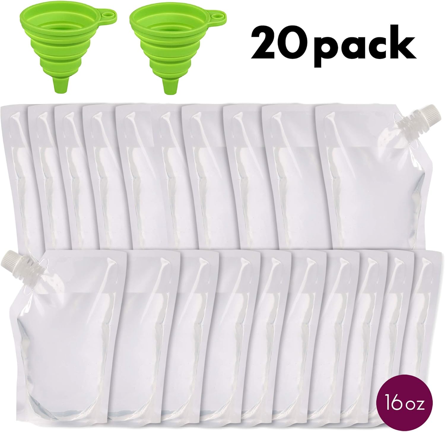 liquor pouches amazon