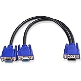 Cable Matters 113051 VGA Monitor Y Splitter, 1 Foot