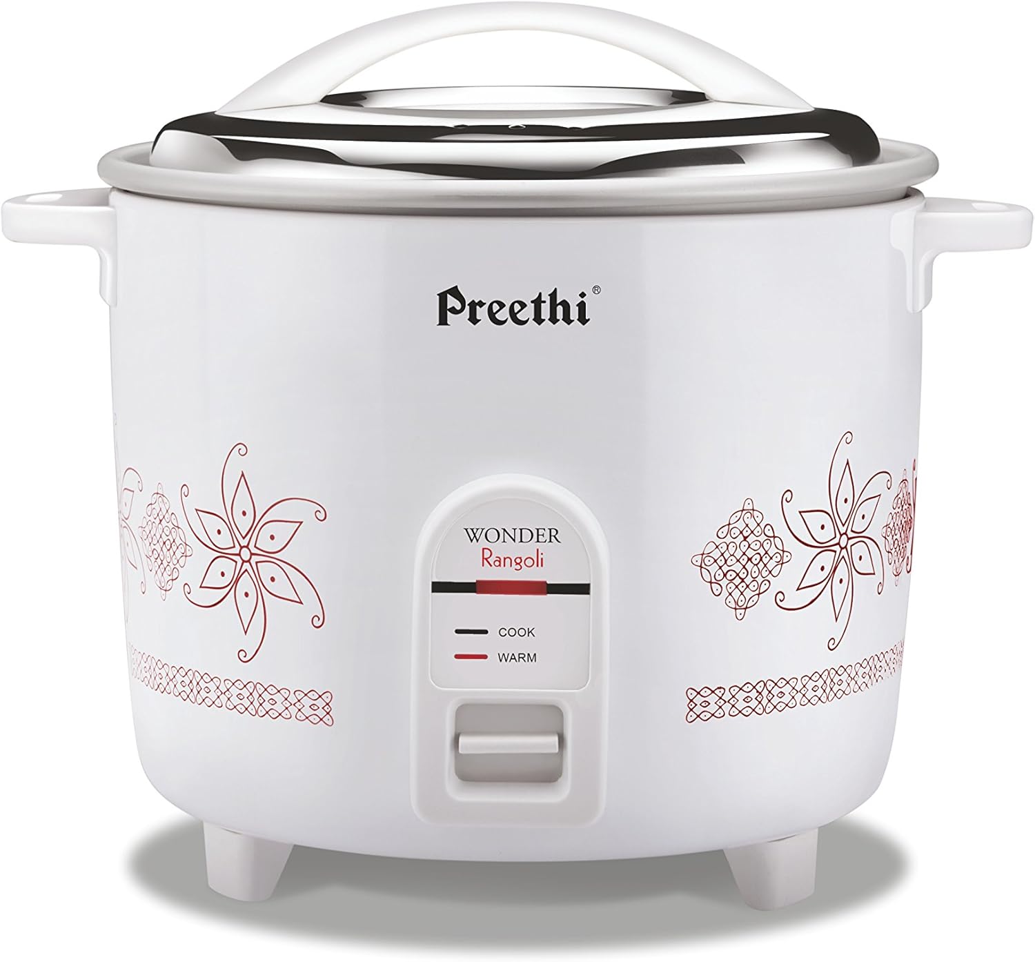 Buy Preethi RC321 2.2Litre Double Pan Rice Cooker (White) Online at