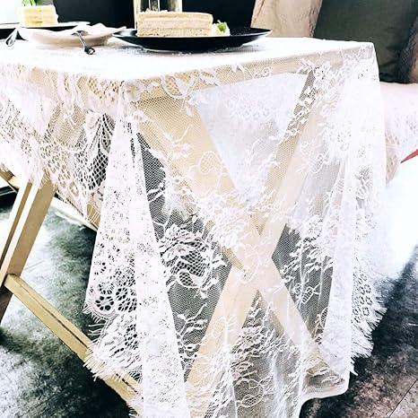 Amazon レース調 テーブルランナー 北欧風 豪華 おしゃれ テーブルクロス 花柄刺繍 インテリア 結婚式 パーティー ホームデコレーション 75 300cm 白 テーブルランナー オンライン通販