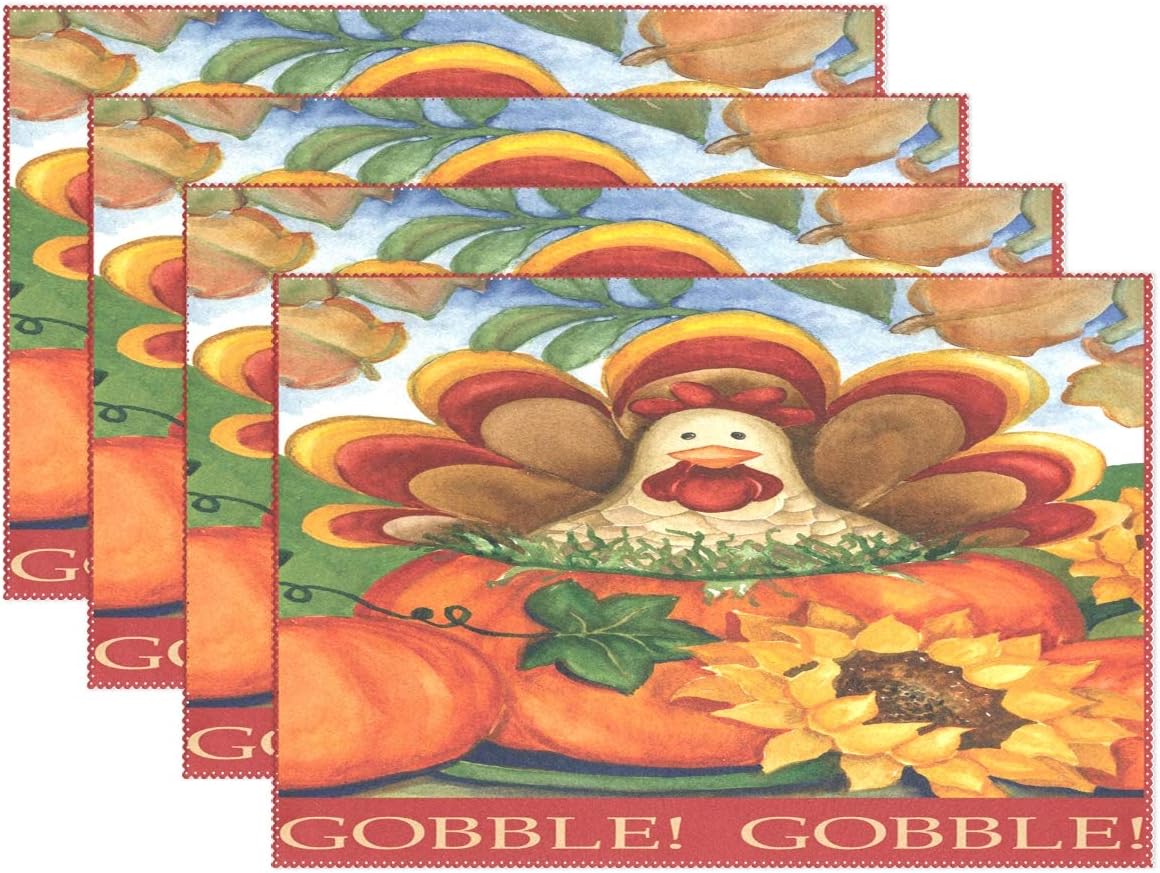 Best polyester placemats for dining table set of 6