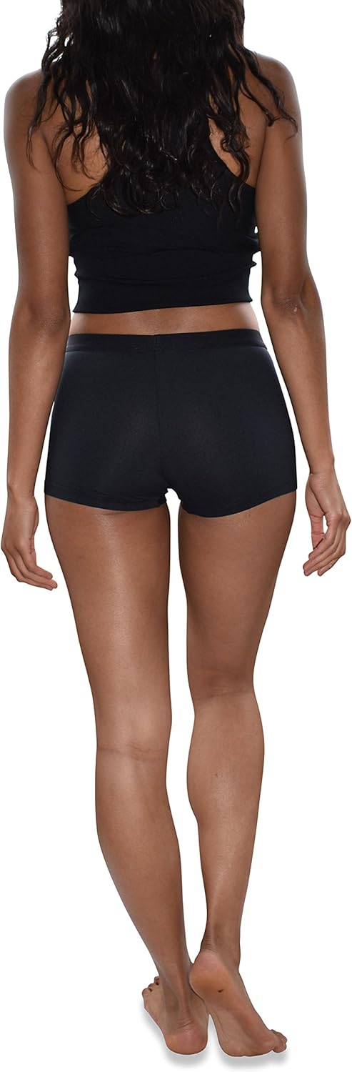 Sexy Basics Women's 6 Pack Modern Active Buttery Soft Boy Short Boxer Brief Panties at  Women’s Clothing store
