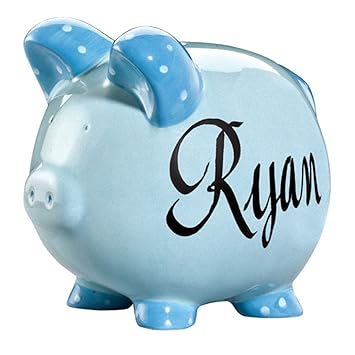 baby piggy banks personalized