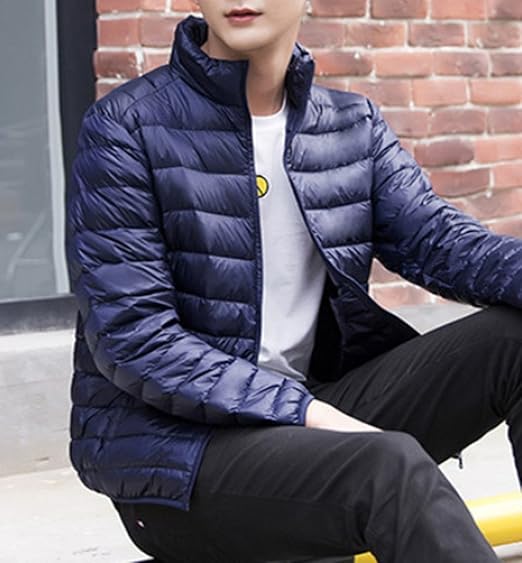 Amazon ジャケット メンズ ダウンジャケット ジャンパー アウター ダウンコート ダウン ショート丈 大きいサイズ 細かい縫い目 秋服 冬服 通勤 通学 カジュアル コート ジャケット 通販