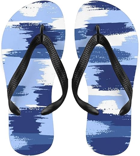 Amazon Co Jp ビーチサンダル メンズ 青と白の迷彩 カモフラージュ 室内 室外履き 島ぞうり トングサンダル レディース 軽量 スリッパ カジュアル ビーサン 痛くない ビーチシューズ アウトドア おしゃれ シンプル 抗菌防臭 滑り止め ホーム キッチン