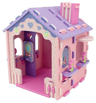 Sunta H.TRF Printed DIY Girl Doll House, Multi Color